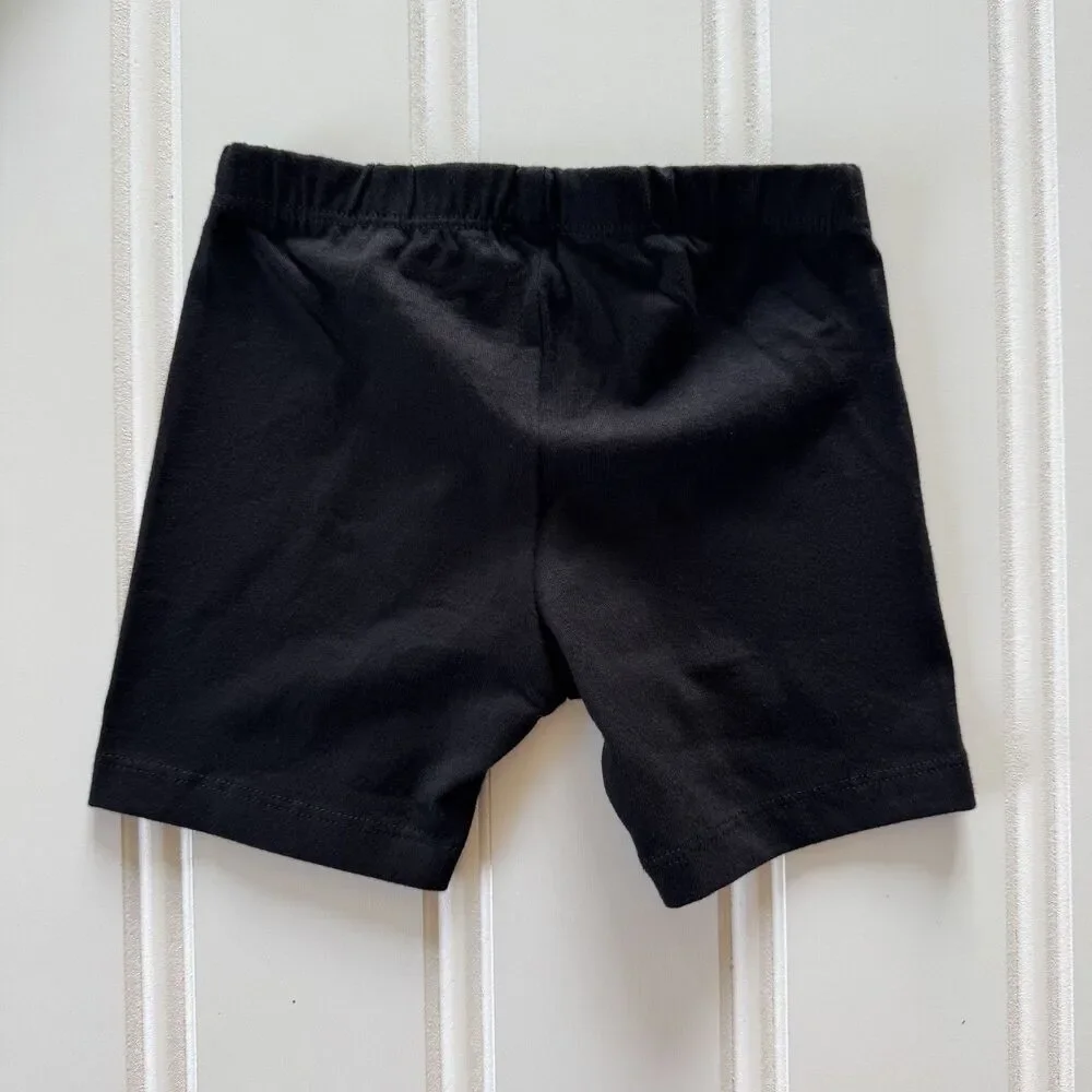 4/$10 - Old Navy Toddler Girls Basic Black Biker Shorts